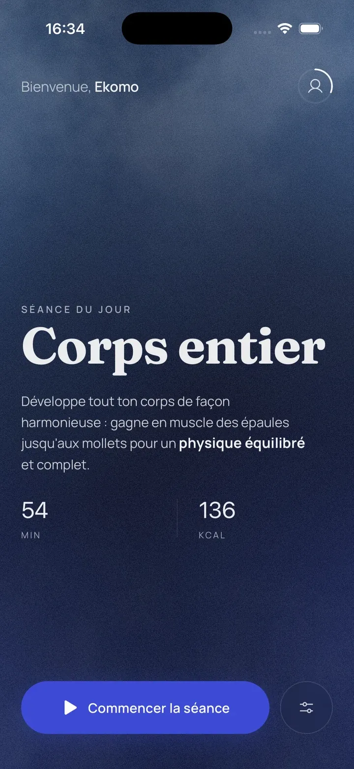Ta séance du jour
